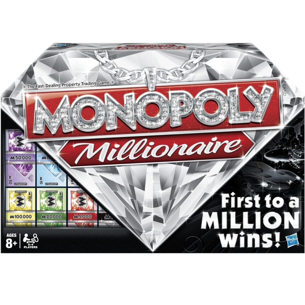 Monopoly Millionaire Family Board Game Hasbro Parker Bros NEW